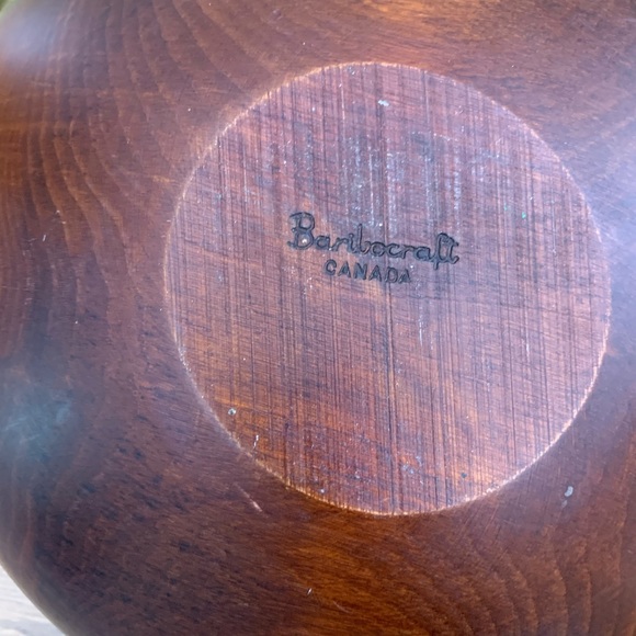 Baribocraft Set/4 wood Salad Snack Serving Bowls - Picture 8 of 9